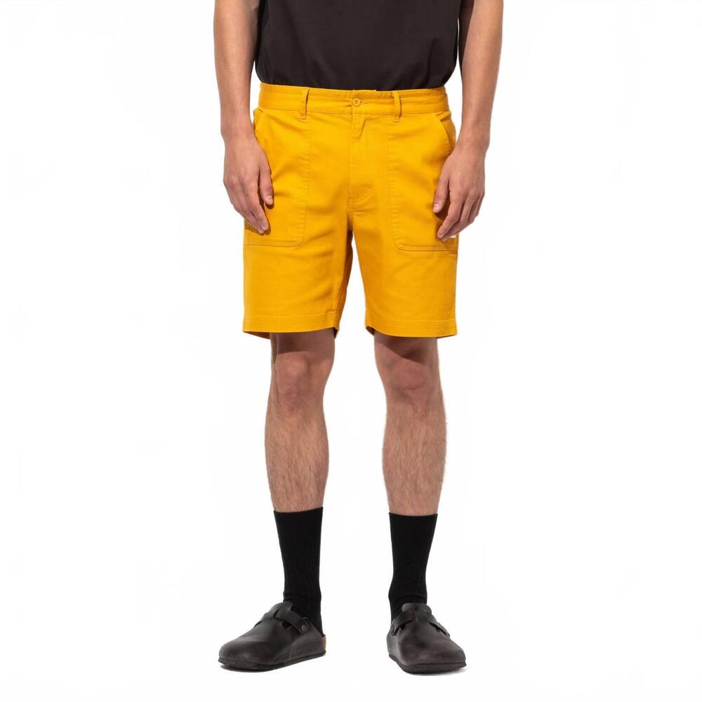 NEW BANKS JOURNAL big bear twill walkshort in dark mustard